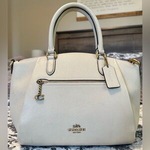 Coach Elise Ivory Handbag